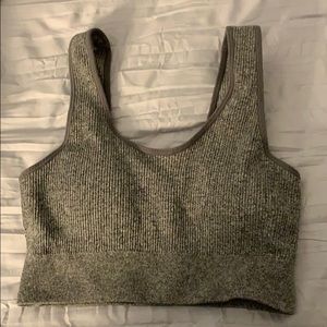 Gray chill play move sports bra